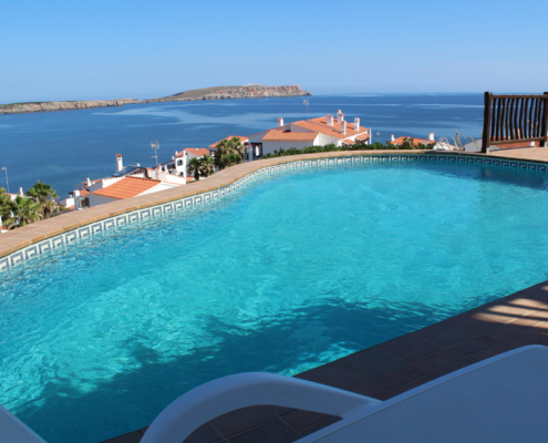 Pool & terrace, Cumbre Mar, Playa Fornells